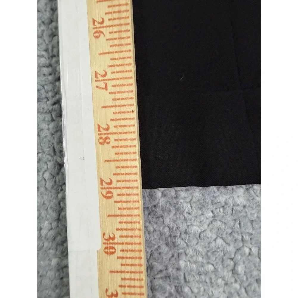 VTG Polo Ralph Lauren Pants Wool Pleated Cuffed Men 32x29 Black 80s Made In USA